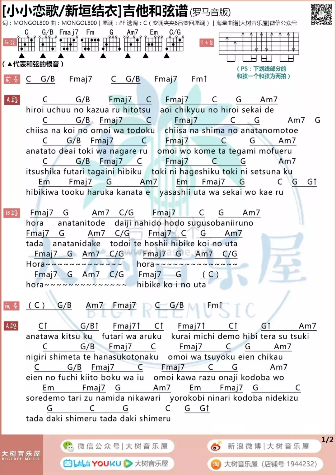 《平凡明星吉他谱》_Cookies_吉他图片谱4张 图3