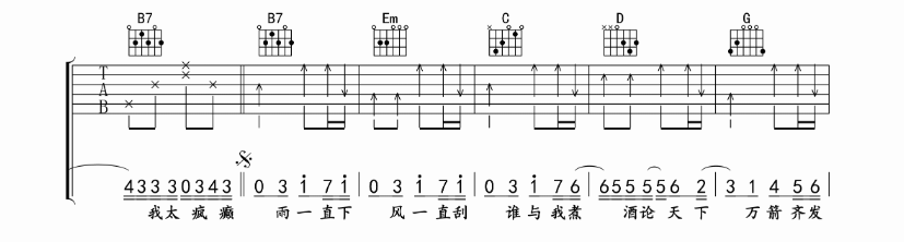 《三国杀吉他谱》_汪苏泷_F调_吉他图片谱4张 图2