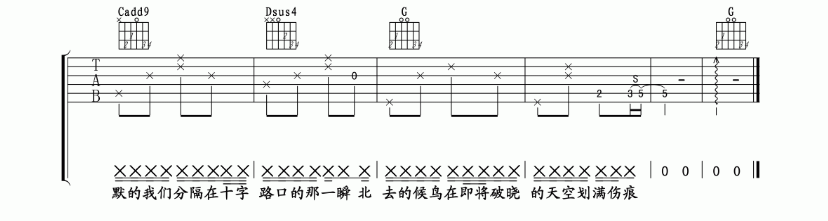 《七号公园吉他谱》_许嵩_G调_吉他图片谱6张 图6