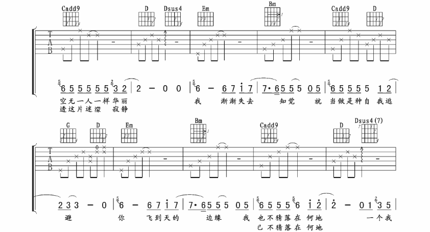 《需要人陪吉他谱》_王力宏_F调_吉他图片谱5张 图2