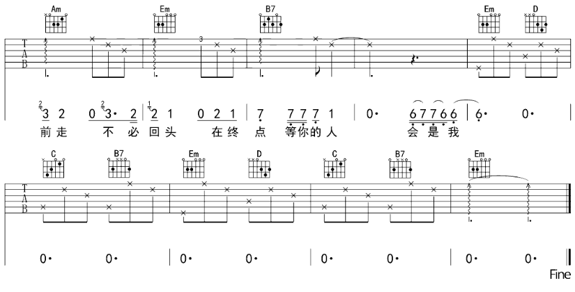 《全世界谁倾听你吉他谱》_林宥嘉_G调_吉他图片谱6张 图6