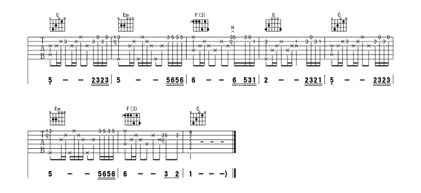 《三十岁的女人吉他谱》_赵雷_E调_吉他图片谱6张 图6