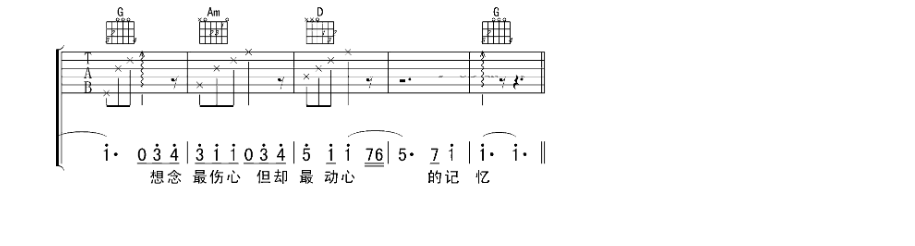《没那么简单吉他谱》_黄小琥_G调_吉他图片谱4张 图4
