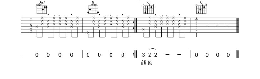 《有何不可吉他谱》_许嵩_C调_吉他图片谱6张 图6