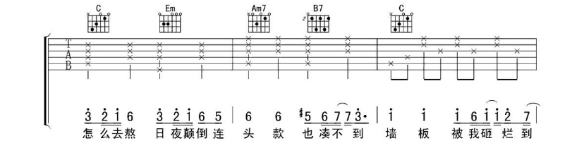 《年少有为吉他谱》_李荣浩_G调_吉他图片谱6张 图2