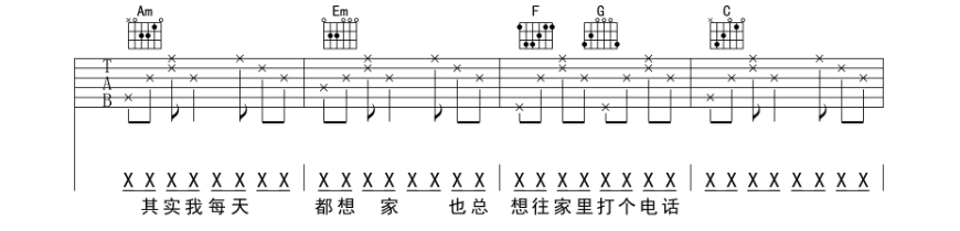 《兄弟想你了吉他谱》_姜鹏_E调_吉他图片谱8张 图2