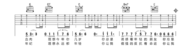 《理想吉他谱》_赵雷_G调_吉他图片谱4张 图4