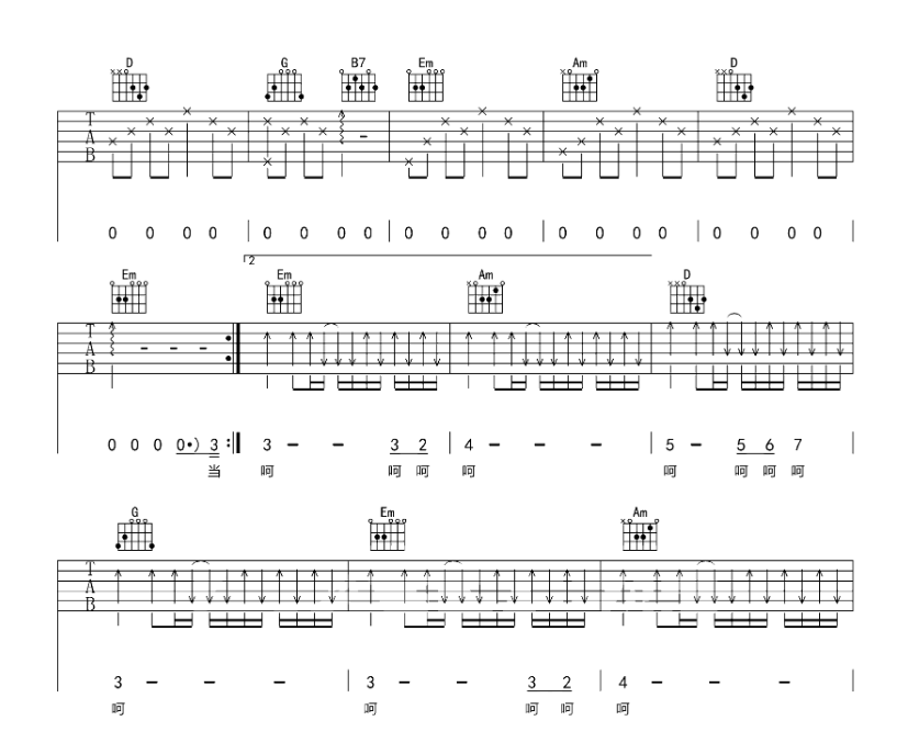 《有没有人告诉你吉他谱》_Alex.x_G调_吉他图片谱6张 图5