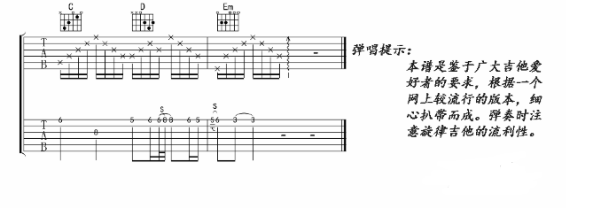 《过火吉他谱》_新力新星_G调_吉他图片谱6张 图6