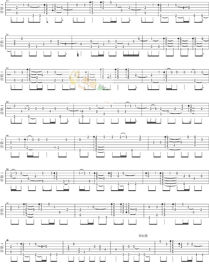 《童话吉他谱》_光良__指弹_吉他图片谱3张 图2
