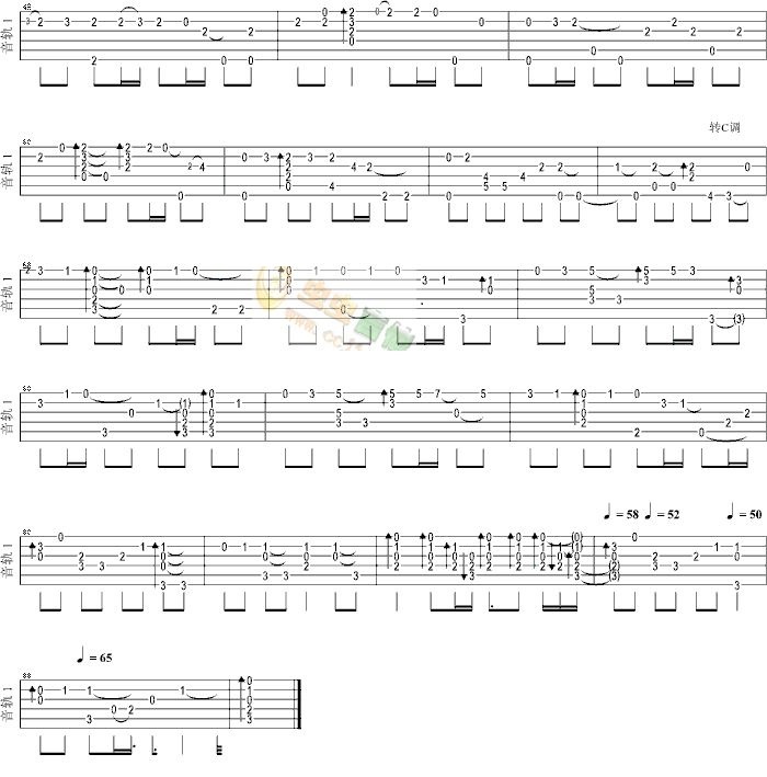 《童话吉他谱》_光良__指弹_吉他图片谱3张 图3